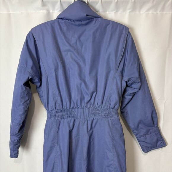 VTG Bogner One Piece Zip Periwinkle Blue Ski Snow Suit Size 6 Retro Made In USA - Picture 12 of 16